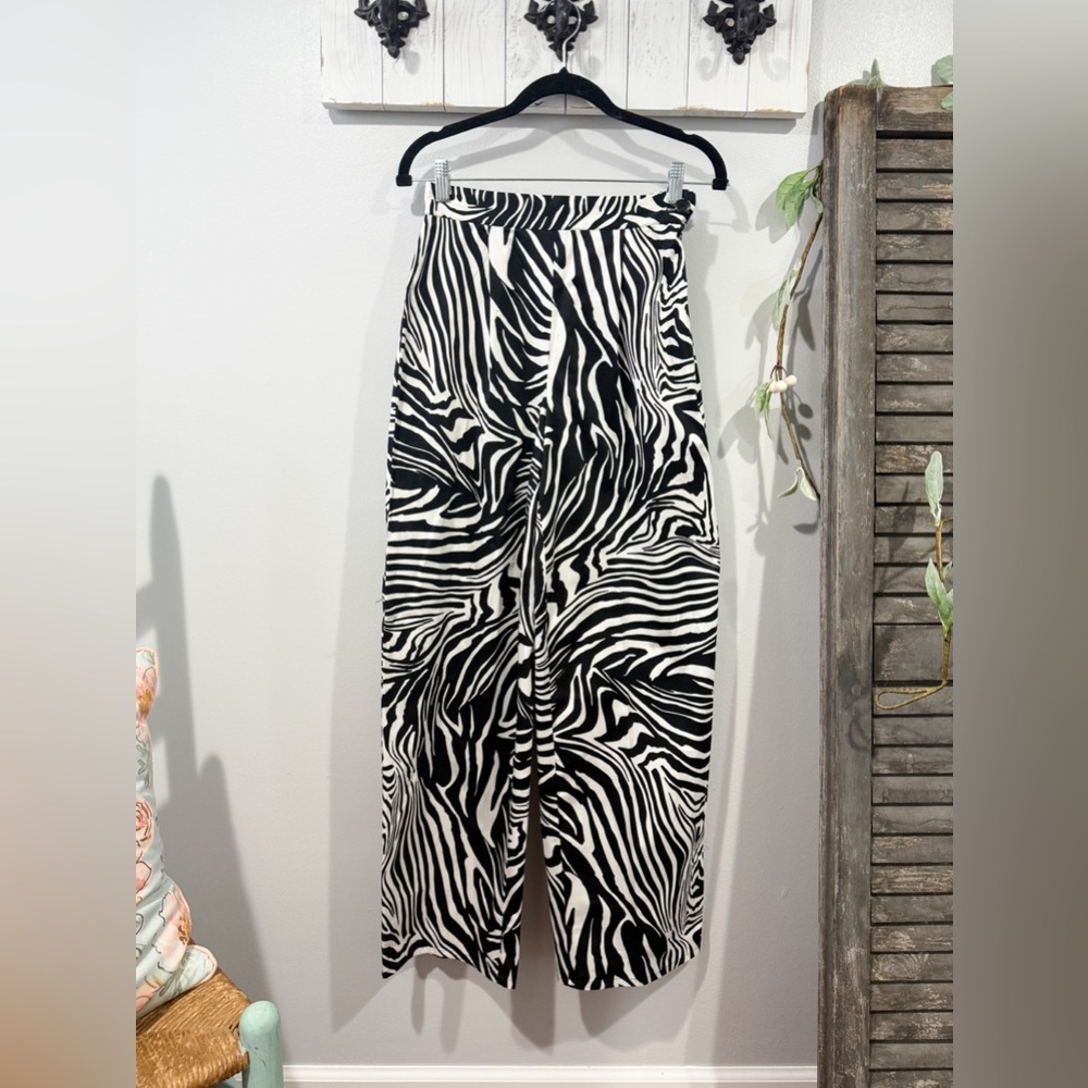 Anthropologie X Corey Lynn Calter Zebra Print Pants XS